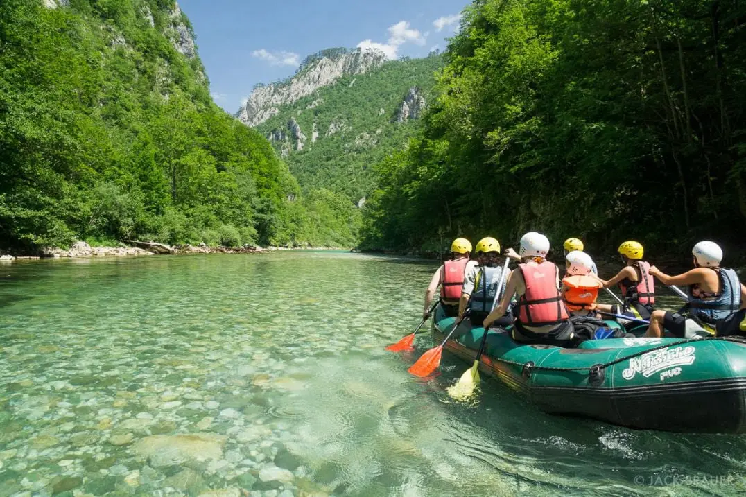 Tara Rafting in Montenegro